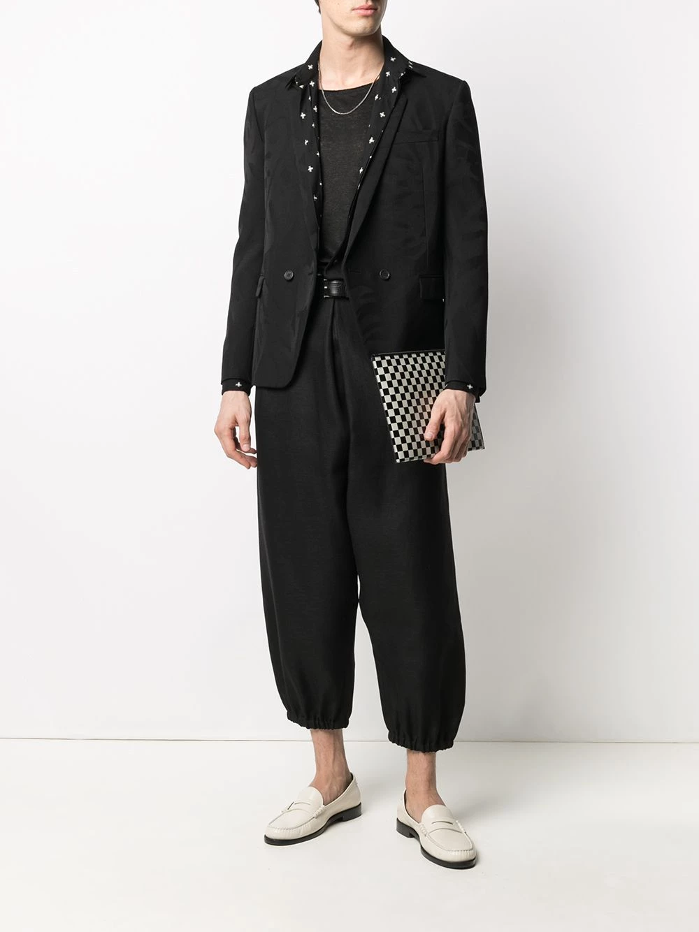 Saint Laurent cropped tapered trousers