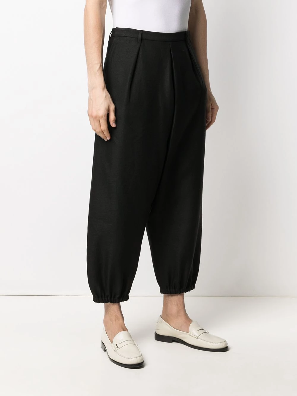 Saint Laurent cropped tapered trousers