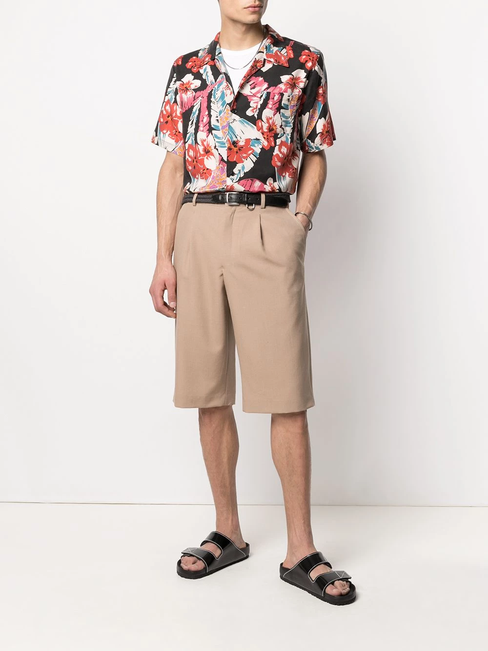 Saint Laurent Hawaiian print short-sleeve shirt