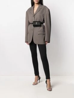 Saint Laurent croc effect belt bag