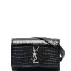 Saint Laurent croc effect belt bag