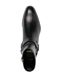 Saint Laurent Wyatt harness ankle boots