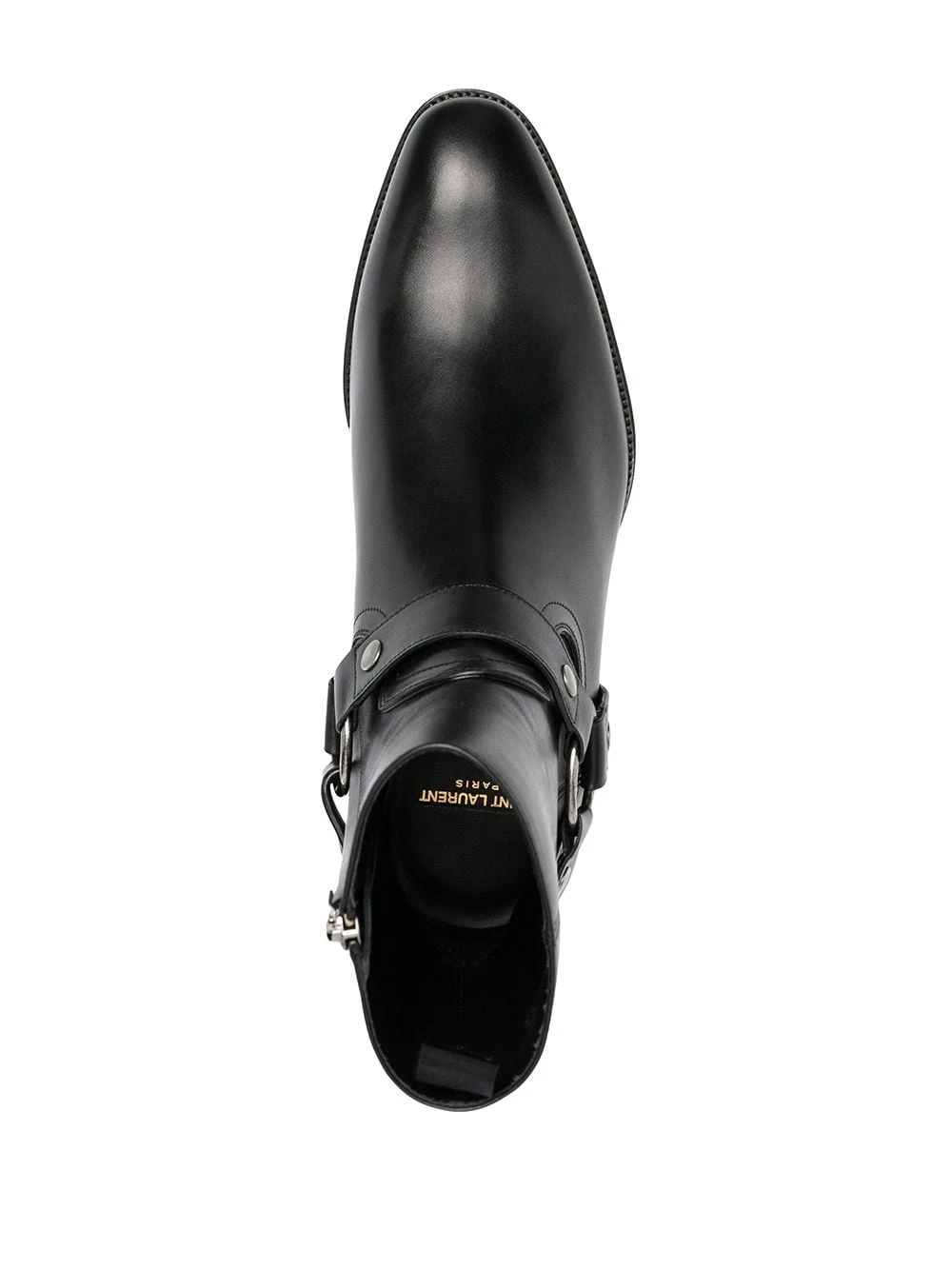 Saint Laurent Wyatt harness ankle boots