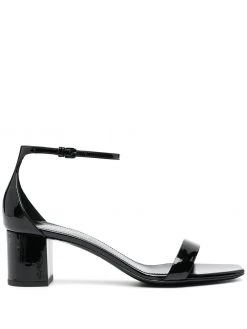 Saint Laurent block-heel leather sandals