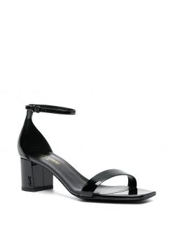 Saint Laurent block-heel leather sandals
