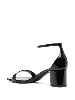 Saint Laurent block-heel leather sandals