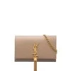 Saint Laurent Kate leather clutch bag