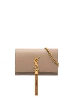 Saint Laurent Kate leather clutch bag