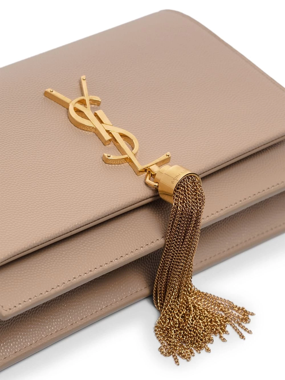 Saint Laurent Kate leather clutch bag