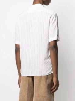 Saint Laurent striped short-sleeve shirt