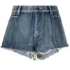 Saint Laurent distressed denim shorts