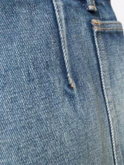 Saint Laurent distressed denim shorts