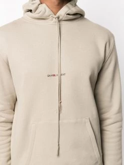 Saint Laurent cotton-jersey hoodie