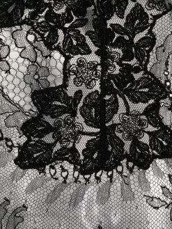 Saint Laurent floral-lace bodysuit