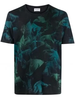 Saint Laurent abstract-print T-shirt