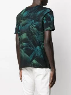 Saint Laurent abstract-print T-shirt