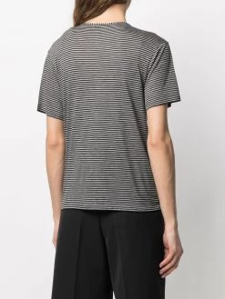 Saint Laurent stripe-print short-sleeve T-shirt