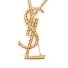 Saint Laurent YSL logo brooch
