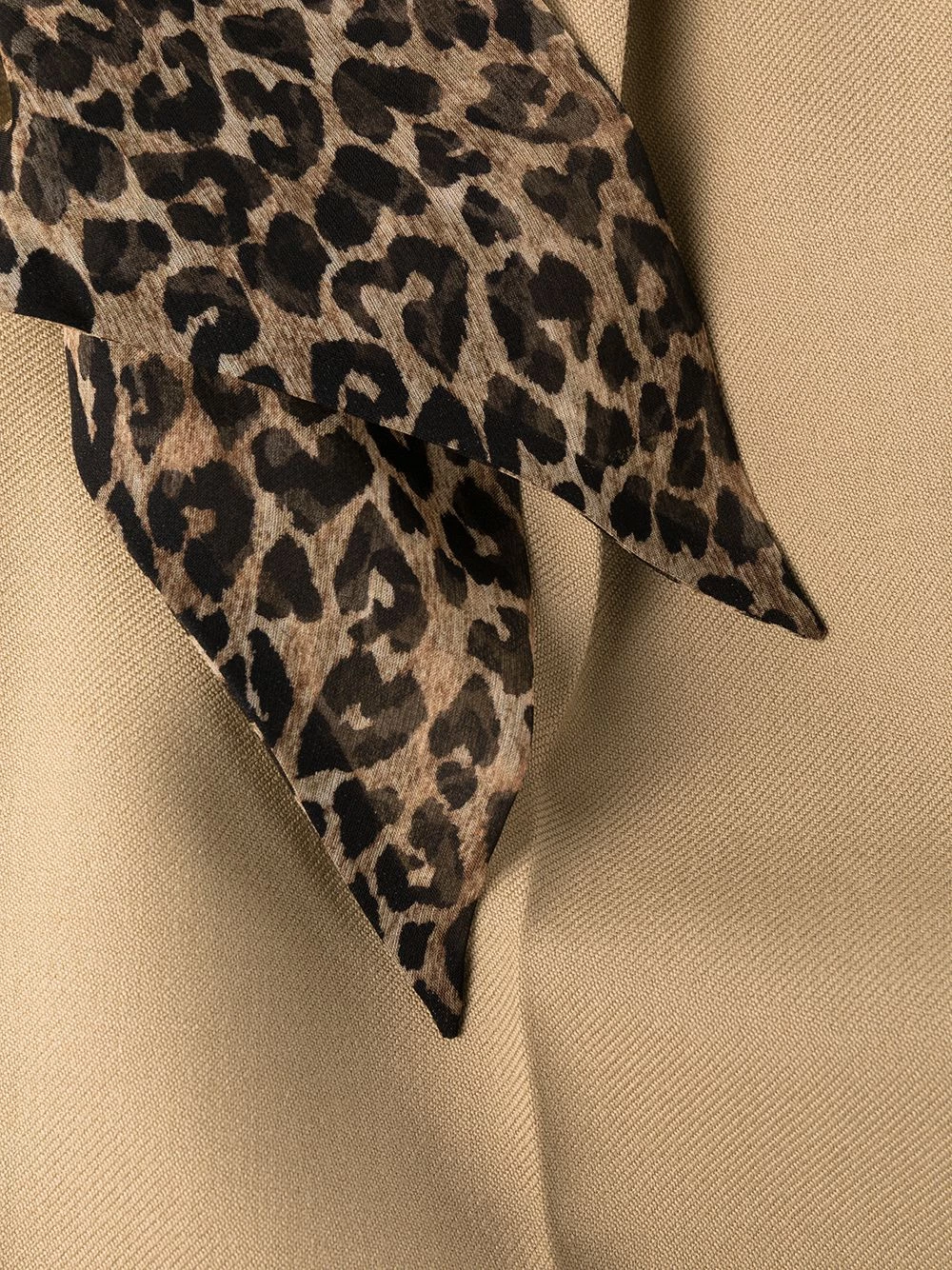 Saint Laurent silk belt pleated trousers