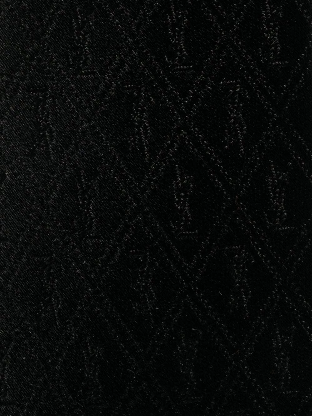 Saint Laurent Monogram pattern silk tie