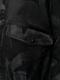 Saint Laurent palm motif embroidered jacket