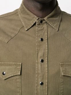 Saint Laurent stonewashed western shirt