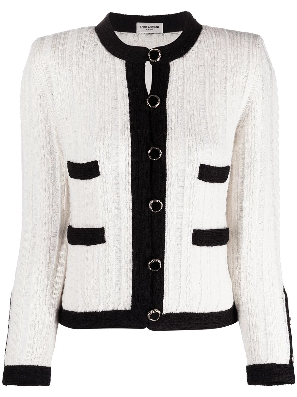 Saint Laurent tailored ribbed wool jacket