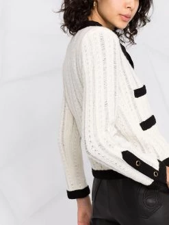 Saint Laurent tailored ribbed wool jacket