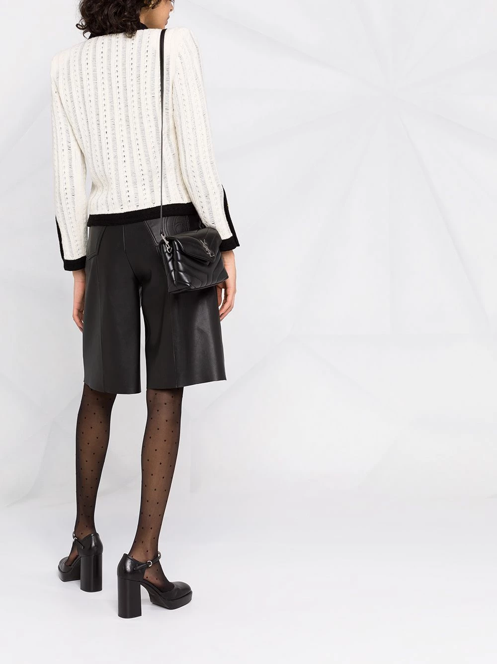 Saint Laurent tailored ribbed wool jacket