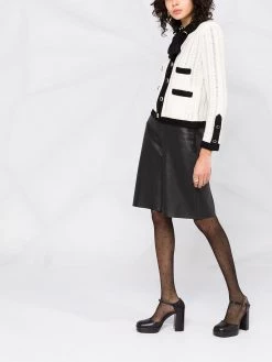 Saint Laurent tailored ribbed wool jacket