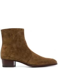 Saint Laurent Wyatt zipped boots