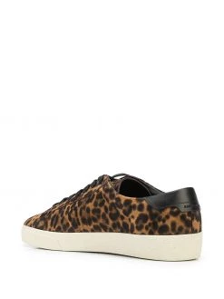 Saint Laurent SL06 Court Classic leopard sneakers
