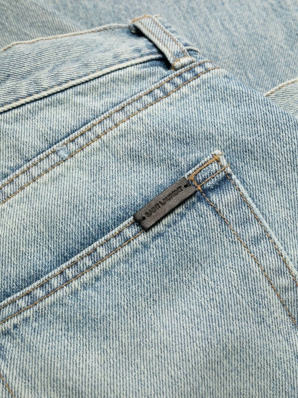 Saint Laurent mid-rise straight-leg jeans