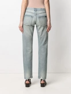 Saint Laurent mid-rise straight-leg jeans