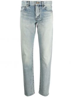 Saint Laurent mid-rise straight-leg jeans