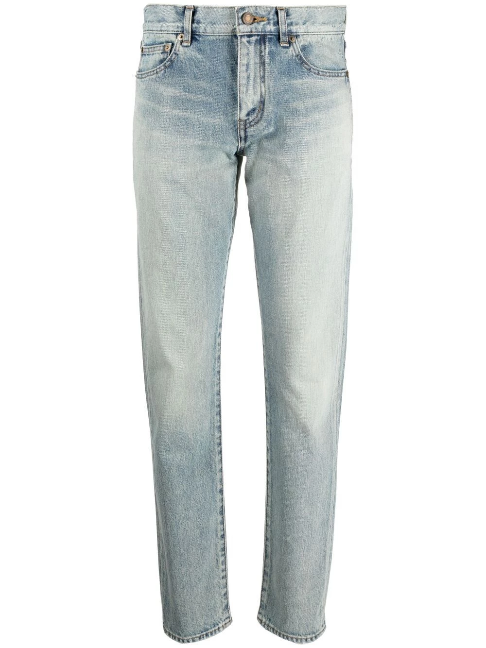 Saint Laurent mid-rise straight-leg jeans