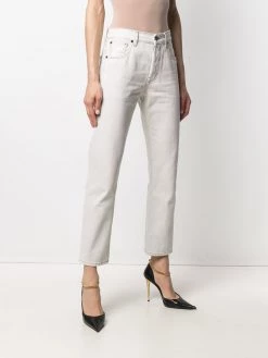 Saint Laurent high-waist slim-leg jeans