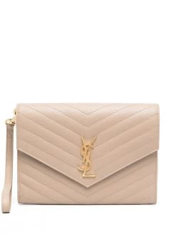 Saint Laurent Monogram quilted clutch bag