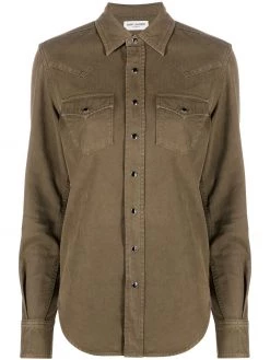 Saint Laurent snap-fastening western shirt