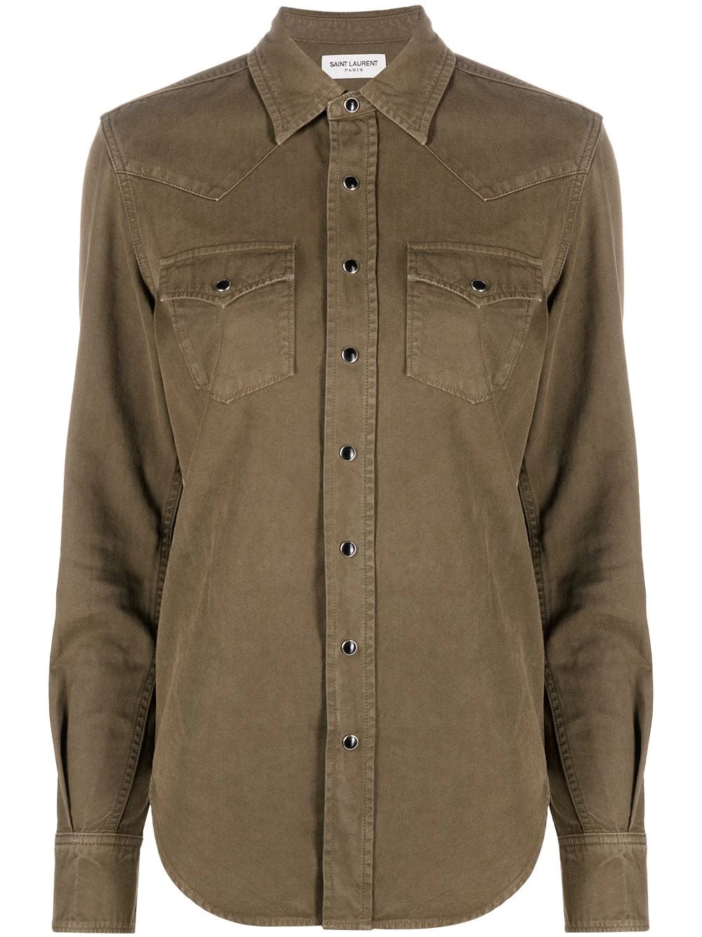 Saint Laurent snap-fastening western shirt