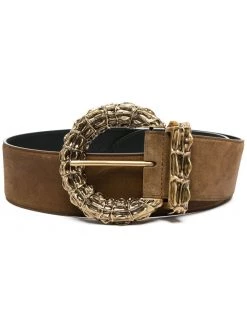 Saint Laurent gold-tone buckle-fastening belt