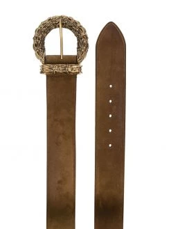 Saint Laurent gold-tone buckle-fastening belt