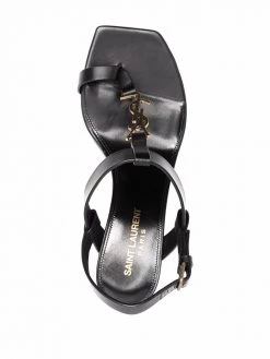 Saint Laurent Cassandra block-heel sandals