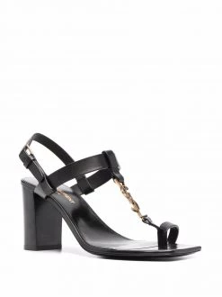 Saint Laurent Cassandra block-heel sandals
