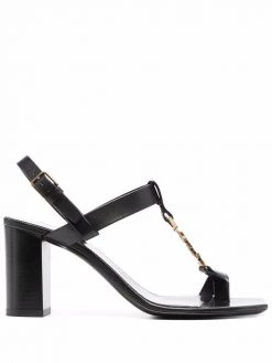 Saint Laurent Cassandra block-heel sandals