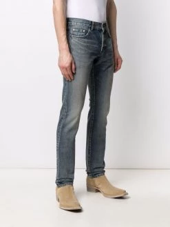 Saint Laurent mid-rise slim-fit jeans