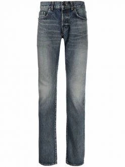 Saint Laurent mid-rise slim-fit jeans