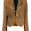 Saint Laurent fringed suede jacket