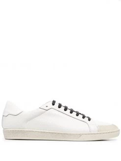 Saint Laurent logo-stamp low-top sneakers