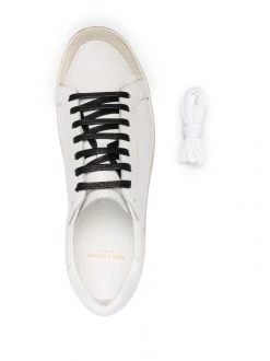 Saint Laurent logo-stamp low-top sneakers